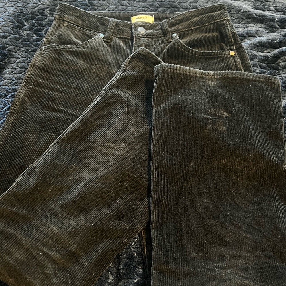 Wrangler Black Corduroy Pants